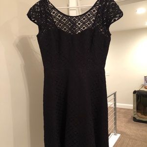 White House black market black lace dress